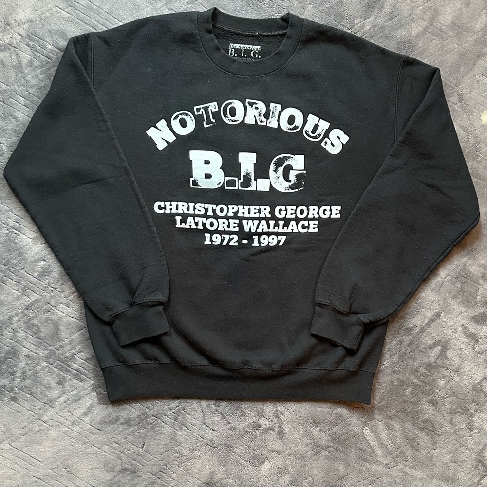 Notorious B.I.G crewneck